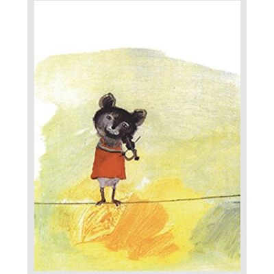Homedeco-24 Kunstdruck Janosch Maus 58 x 48 cm, viele Rahmenfarben zur Auswahl, Hier ohne Rahmen Homedeco-24 Kunstdruck Janosch Maus 58 x 48 cm, viele Rahmenfarben zur Auswahl, Hier ohne Rahmen