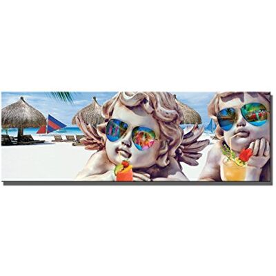 Visario 5718 Bild auf Leinwand Engel fertig gerahmte einteilig Teile Marke original, 120 x 40 cm Visario 5718 Bild auf Leinwand Engel fertig gerahmte einteilig Teile Marke original, 120 x 40 cm