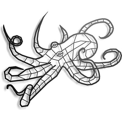 keluly Oktopus, Metallskulptur, Wanddekoration, Schild, Souvenir, Poster, Dekoration, Meerestiere, Geschenk für Meer- und Ozean-Fans, Entdecker, Fischer, Seeleute keluly Oktopus, Metallskulptur, Wanddekoration, Schild, Souvenir, Poster, Dekoration, Meerestiere, Geschenk für Meer- und Ozean-Fans, Entdecker, Fischer, Seeleute