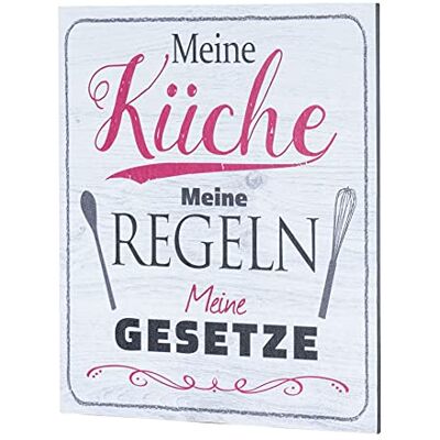 levandeo Wandbild 20x20cm Küche Küchenschild Spruch Regeln Deko Wandschild Bild Schild Wanddeko levandeo Wandbild 20x20cm Küche Küchenschild Spruch Regeln Deko Wandschild Bild Schild Wanddeko