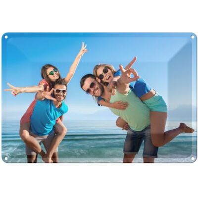 Wallario Blechschild Wandbild aus Metall Wunschmotiv Ihr Foto Ihr Bild gedruckt Wunschfoto 20 x 30 cm in Premium-Qualität: Brillante Farben Wallario Blechschild Wandbild aus Metall Wunschmotiv Ihr Foto Ihr Bild gedruckt Wunschfoto 20 x 30 cm in Premium-Qualität: Brillante Farben