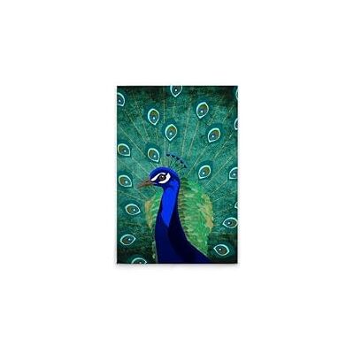 A.S. Création Leinwandbild Pfau Gemälde Wandbild in Grün, Blau 40 x 60 cm DD131882 A.S. Création Leinwandbild Pfau Gemälde Wandbild in Grün, Blau 40 x 60 cm DD131882