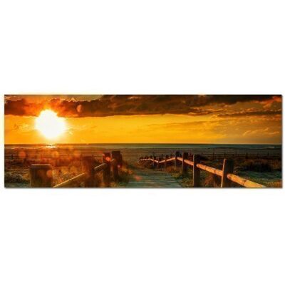 PANORAMA BILD in 150x50cm TOP Bilder! (Sonnenscheinfeld Nordseestrand) Wandbild xxl günstig & modern ART PRINT Wandbilder Bilder EXKLUSIVES Fotowandbild auf Leinwand und Keilrahmen Bild Leinwandbild Fotodruck modern Zeitlos Stilvoll wie ein Gemälde Ausfüh PANORAMA BILD in 150x50cm TOP Bilder! (Sonnenscheinfeld Nordseestrand) Wandbild xxl günstig & modern ART PRINT Wandbilder Bilder EXKLUSIVES Fotowandbild auf Leinwand und Keilrahmen Bild Leinwandbild Fotodruck modern Zeitlos Stilvoll wie ein Gemälde Ausfüh