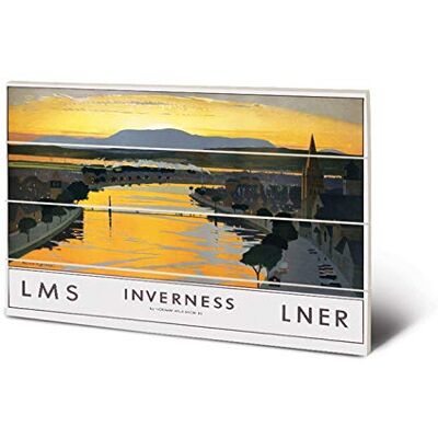 National Railway Museum SW12725P Inverness Kunstdruck auf Holz, 40 x 59 cm (Flussness von Norman Wilkinson), Mehrfarbig, 40 x 59 x 1,2 cm National Railway Museum SW12725P Inverness Kunstdruck auf Holz, 40 x 59 cm (Flussness von Norman Wilkinson), Mehrfarbig, 40 x 59 x 1,2 cm