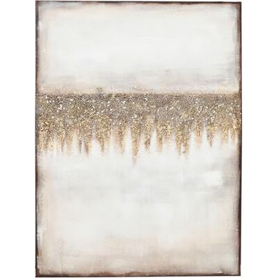 Kare Design Leinwandbild Abstract Fields, Beige, 75x55 cm Leinwand Kare Design Leinwandbild Abstract Fields, Beige, 75x55 cm Leinwand