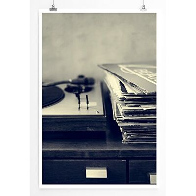 Zone Home Bild Art Fotos – Schallplattenspieler und Vinyl- Poster Fotodruck in höchster Qualität Zone Home Bild Art Fotos – Schallplattenspieler und Vinyl- Poster Fotodruck in höchster Qualität