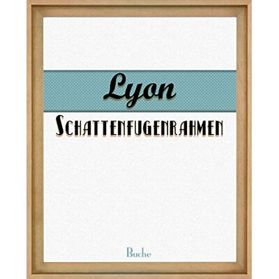 Homedeco-24 Lyon Schattenfugenrahmen 50x70 cm in Buche Dekor ohne Verglasung ideal für Canvas Leinwand Bilder Farbwahl Homedeco-24 Lyon Schattenfugenrahmen 50x70 cm in Buche Dekor ohne Verglasung ideal für Canvas Leinwand Bilder Farbwahl