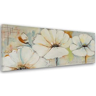 Feeby Bilder Natur Blumen 100x40 cm 1 Teilig Wohnzimmer Schlafzimmer Büro Flur Küche Wandbilder Leinwandbilder Modern Bild auf Leinwand Wanddekoration Kunstdruck Design Weiß Feeby Bilder Natur Blumen 100x40 cm 1 Teilig Wohnzimmer Schlafzimmer Büro Flur Küche Wandbilder Leinwandbilder Modern Bild auf Leinwand Wanddekoration Kunstdruck Design Weiß