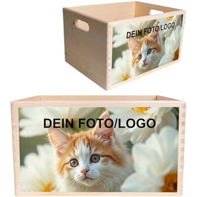 Creative Personalisiert Geschenke Fotogeschenke Holzkiste ohne Deckel Dein Eigenes Foto und Bild Individuelles Geschenk Geschenkkiste Geschenkbox Für Frauen, Männer, Paar 40 x 30 x 24 cm Creative Personalisiert Geschenke Fotogeschenke Holzkiste ohne Deckel Dein Eigenes Foto und Bild Individuelles Geschenk Geschenkkiste Geschenkbox Für Frauen, Männer, Paar 40 x 30 x 24 cm
