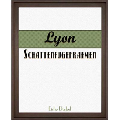 Homedeco-24 Lyon Schattenfugenrahmen 100x120 cm in Eiche Dunkel Dekor ohne Verglasung ideal für Canvas Leinwand Bilder Farbwahl Homedeco-24 Lyon Schattenfugenrahmen 100x120 cm in Eiche Dunkel Dekor ohne Verglasung ideal für Canvas Leinwand Bilder Farbwahl