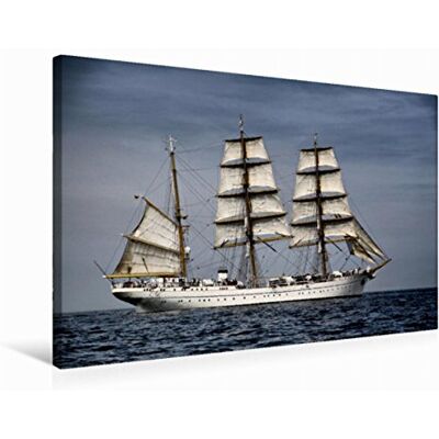 CALVENDO Premium Textil-Leinwand 75 x 50 cm Quer-Format Gorch Fock Wandbild, HD-Bild auf Keilrahmen, Fertigbild auf hochwertigem Vlies, Leinwanddruck von Thomas Deter CALVENDO Premium Textil-Leinwand 75 x 50 cm Quer-Format Gorch Fock Wandbild, HD-Bild auf Keilrahmen, Fertigbild auf hochwertigem Vlies, Leinwanddruck von Thomas Deter
