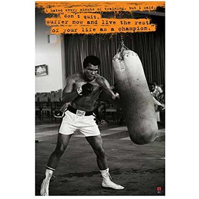 empireposter Muhammad Ali Sandsack Poster (61cm x 91,5cm) + Original tesa Powerstrips® (1 Pack/20 Stk.) empireposter Muhammad Ali Sandsack Poster (61cm x 91,5cm) + Original tesa Powerstrips® (1 Pack/20 Stk.)
