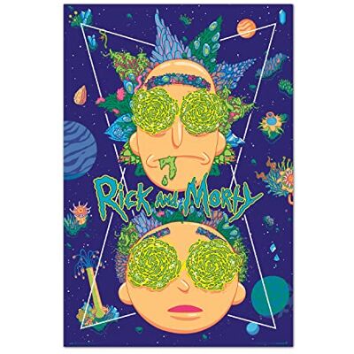 Grupo Erik Rick and Morty Merch Rick and Morty Poster High in the Sky Deko Wohnzimmer oder Deko Schlafzimmer Zimmer Deko Größe : 61 x 91, 5 cm Originales Geschenk Offizielle Lizenz Grupo Erik Rick and Morty Merch Rick and Morty Poster High in the Sky Deko Wohnzimmer oder Deko Schlafzimmer Zimmer Deko Größe : 61 x 91, 5 cm Originales Geschenk Offizielle Lizenz