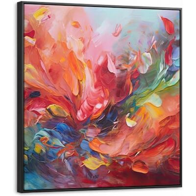 OnlyWow © Leinwand Bilder Gemälde Mit Holzrahmen Wand Deko Wandgemälde Art 90x90 cm Stilvoll Wohnungs Wohnzimmer Pictures Flur Schlafzimmer Über Bett Ölgemälde Kunst Abstrakt Farbenfroh OnlyWow © Leinwand Bilder Gemälde Mit Holzrahmen Wand Deko Wandgemälde Art 90x90 cm Stilvoll Wohnungs Wohnzimmer Pictures Flur Schlafzimmer Über Bett Ölgemälde Kunst Abstrakt Farbenfroh