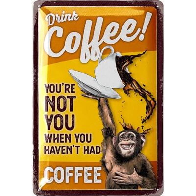 LANOLU Retro Blechschild Kaffee Deko für Küche, Coffee Bar Schild, Kaffee Schild, Kaffee Bild, Küche Bilder, Vintage Deko Küche, Wanddeko Küche, 20x30cm LANOLU Retro Blechschild Kaffee Deko für Küche, Coffee Bar Schild, Kaffee Schild, Kaffee Bild, Küche Bilder, Vintage Deko Küche, Wanddeko Küche, 20x30cm