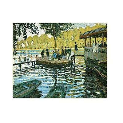 Legendarte Claude Monet La Grenouillère Kunstdruck auf Leinwand, cm. 80x100 Legendarte Claude Monet La Grenouillère Kunstdruck auf Leinwand, cm. 80x100