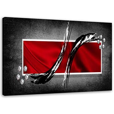Feeby . Wandbild 1 Teilig 30x40 cm, Leinwand Bild Leinwandbilder Bilder Wandbilder Kunstdruck, ABSTRAKTION, ROT, SCHWARZ, GRAU Feeby . Wandbild 1 Teilig 30x40 cm, Leinwand Bild Leinwandbilder Bilder Wandbilder Kunstdruck, ABSTRAKTION, ROT, SCHWARZ, GRAU