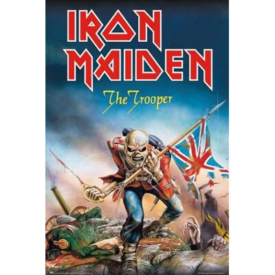 empireposter Iron Maiden The Trooper Musik Hard Heavy Band Poster Druck Grösse 61x91,5 cm + 2 St Posterleisten Kunststoff 62 cm transparent empireposter Iron Maiden The Trooper Musik Hard Heavy Band Poster Druck Grösse 61x91,5 cm + 2 St Posterleisten Kunststoff 62 cm transparent