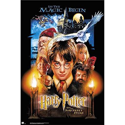 empireposter Harry Potter Stein der Weisen Film Kino Movie Plakat Poster Druck Größe 61x91,5 cm + 1 Ü-Poster der Grösse 61x91,5cm empireposter Harry Potter Stein der Weisen Film Kino Movie Plakat Poster Druck Größe 61x91,5 cm + 1 Ü-Poster der Grösse 61x91,5cm