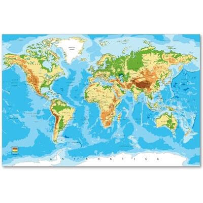 Postereck 0848 Hochwertige Weltkarte Weltkarte Wand mit Hauptstädten der Länder Unterricht Klassenzimmer Schule World Map Wall Landkarte Welt XXL Poster 4:3-81,0 cm x 61,0 cm Postereck 0848 Hochwertige Weltkarte Weltkarte Wand mit Hauptstädten der Länder Unterricht Klassenzimmer Schule World Map Wall Landkarte Welt XXL Poster 4:3-81,0 cm x 61,0 cm