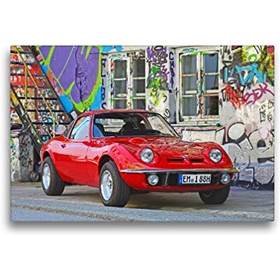 CALVENDO Premium Textil-Leinwand 45 x 30 cm Quer-Format Opel GT 1900 AL Eine deutsche Sportwagenlegende Wandbild, HD-Bild auf Keilrahmen, Fertigbild auf hochwertigem Vlies, Leinwanddruck von Ingo Laue CALVENDO Premium Textil-Leinwand 45 x 30 cm Quer-Format Opel GT 1900 AL Eine deutsche Sportwagenlegende Wandbild, HD-Bild auf Keilrahmen, Fertigbild auf hochwertigem Vlies, Leinwanddruck von Ingo Laue