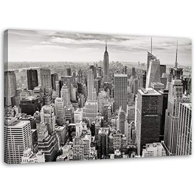 Feeby Bilder New York 100x70 cm 1 Teilig Wohnzimmer Schlafzimmer Büro Flur Küche Wandbilder Leinwandbilder Modern Bild auf Leinwand Wanddekoration Kunstdruck Design Architektur Schwarz und Weiß Feeby Bilder New York 100x70 cm 1 Teilig Wohnzimmer Schlafzimmer Büro Flur Küche Wandbilder Leinwandbilder Modern Bild auf Leinwand Wanddekoration Kunstdruck Design Architektur Schwarz und Weiß