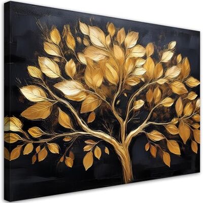 Feeby Leinwand Bilder Bild Wohnzimmer Blattgold Baum 45x30 cm 1tlg Deko Schlafzimmer Groß Dekoration Canvas Gemälde Modern Wandbilder Kunstdruck Feeby Leinwand Bilder Bild Wohnzimmer Blattgold Baum 45x30 cm 1tlg Deko Schlafzimmer Groß Dekoration Canvas Gemälde Modern Wandbilder Kunstdruck