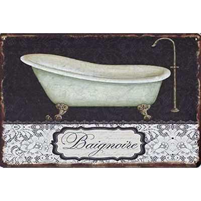 Visario Blechschild Bild Badewanne Bad 30x20cm 2357 Verschiedene Bilder, Wandbilder und Schilder zur Auswahl. Visario Blechschild Bild Badewanne Bad 30x20cm 2357 Verschiedene Bilder, Wandbilder und Schilder zur Auswahl.