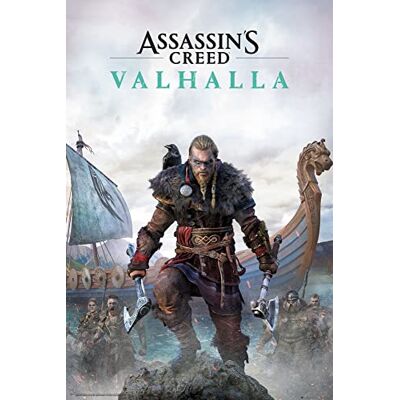 empireposter Assassins Creed Valhalla Standard Edition Games Maxi Poster Druck Poster Größe 61x91,5 cm + 1 Ü-Poster der Grösse 61x91,5cm empireposter Assassins Creed Valhalla Standard Edition Games Maxi Poster Druck Poster Größe 61x91,5 cm + 1 Ü-Poster der Grösse 61x91,5cm