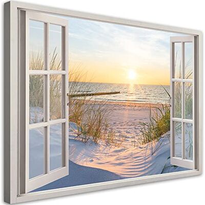 Feeby Viles Leinwand Bilder Fensterblick Natur- 90x60 cm- Deko Wohnzimmer Wandbilder Schlafzimmer Deko Aesthetic Wand Deko Leinwand Groß Deko Zimmer Leinwandbilder XXL Feeby Viles Leinwand Bilder Fensterblick Natur- 90x60 cm- Deko Wohnzimmer Wandbilder Schlafzimmer Deko Aesthetic Wand Deko Leinwand Groß Deko Zimmer Leinwandbilder XXL
