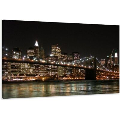 Visario Leinwandbild New York Skyline 120x80 cm 5008 Wandbild XXL Kunstdruck auf Leinwand mit echtem Holzrahmen Modernes Bild fertig aufgespannt sofort aufhängbar Wohnzimmer Schlafzimmer Büro Visario Leinwandbild New York Skyline 120x80 cm 5008 Wandbild XXL Kunstdruck auf Leinwand mit echtem Holzrahmen Modernes Bild fertig aufgespannt sofort aufhängbar Wohnzimmer Schlafzimmer Büro