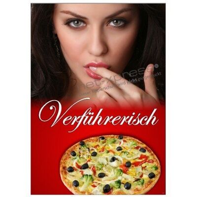 net-xpress Pizza-Poster für Pizzeria und Gastronomie-Werbung A1, Werbeplakat Plakat net-xpress Pizza-Poster für Pizzeria und Gastronomie-Werbung A1, Werbeplakat Plakat