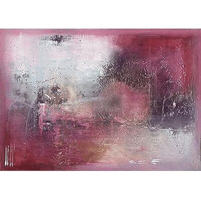 Soozy Barker 'Plum Fusion' Kunstdruck auf Leinwand,85 x 120 cm Soozy Barker 'Plum Fusion' Kunstdruck auf Leinwand,85 x 120 cm