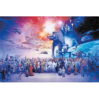 Close Up Star Wars Poster Cast (91,5cm x 61cm) Close Up Star Wars Poster Cast (91,5cm x 61cm)