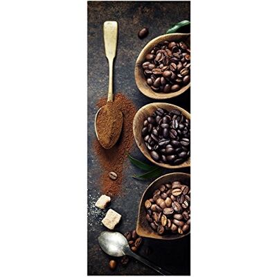levandeo Wandbild 30x80cm Aluminium Dibond Kaffee Kaffeebohnen Coffee Cafè Küchendeko levandeo Wandbild 30x80cm Aluminium Dibond Kaffee Kaffeebohnen Coffee Cafè Küchendeko
