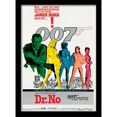 iPosters James Bond Gerahmter Kunstdruck, mit Motiv, englischem Text Dr No, A3 iPosters James Bond Gerahmter Kunstdruck, mit Motiv, englischem Text Dr No, A3