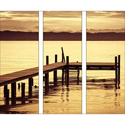 Pro-Art gla893c-dt Wandbild Glas-Art "Lonely", 3x 30 x 80 cm Pro-Art gla893c-dt Wandbild Glas-Art "Lonely", 3x 30 x 80 cm