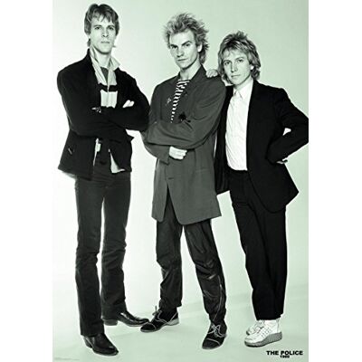 Unbekannt The Police Poster Sting Andy Summers Stewart Copeland 1980 Unbekannt The Police Poster Sting Andy Summers Stewart Copeland 1980