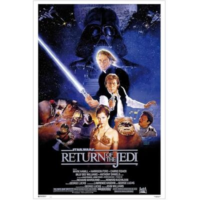 1art1 Star Wars Poster Episode VI, Die Rückkehr Der Jedi-Ritter, Filmplakat Plakat Bild 91x61 cm 1art1 Star Wars Poster Episode VI, Die Rückkehr Der Jedi-Ritter, Filmplakat Plakat Bild 91x61 cm