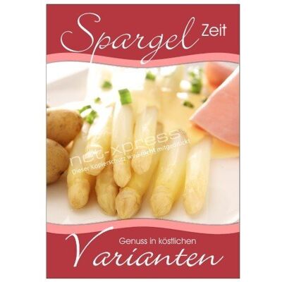 net-xpress Gastro-Plakat für Werbung für Spargelgerichte A1, Werbeplakat Poster Spargel net-xpress Gastro-Plakat für Werbung für Spargelgerichte A1, Werbeplakat Poster Spargel