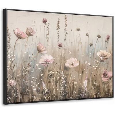 OnlyWow © Leinwand Bilder Gemälde Mit Holzrahmen Wand Deko Wandgemälde Art 100x70 cm XXL Groß Wohnungs Wohnzimmer Pictures Flur Schlafzimmer Über Bett Blumen Rosa Beige OnlyWow © Leinwand Bilder Gemälde Mit Holzrahmen Wand Deko Wandgemälde Art 100x70 cm XXL Groß Wohnungs Wohnzimmer Pictures Flur Schlafzimmer Über Bett Blumen Rosa Beige