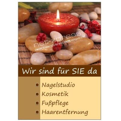 net-xpress Plakat für Beauty und Wellness-Branche DIN A1, Werbeplakat Poster Kosmetik net-xpress Plakat für Beauty und Wellness-Branche DIN A1, Werbeplakat Poster Kosmetik