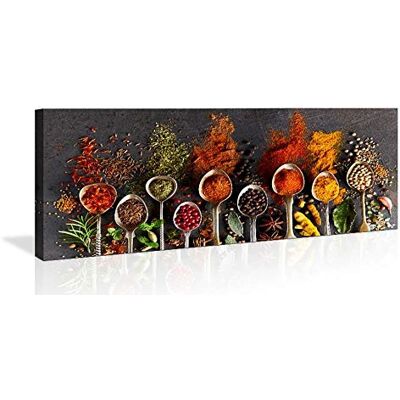 Visario 120 x 40 cm Bild Gewürze 5748 Visario 120 x 40 cm Bild Gewürze 5748