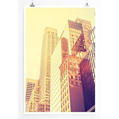 Zone Home Bild Architekturfotografie – Wolkenkratzer in Manhattan NYC USA- Poster Fotodruck in höchster Qualität Zone Home Bild Architekturfotografie – Wolkenkratzer in Manhattan NYC USA- Poster Fotodruck in höchster Qualität