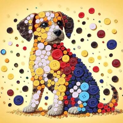 Generic DIY Button-Craft-Kit Mit Rahmen 11,81 x 11,81 Zoll Button-Malerei Set Für Erwachsene: Runde Bastel-Buttons & wasserfeste Leinwand, farbintensiv, glatt und ohne Falten – ideal f Generic DIY Button-Craft-Kit Mit Rahmen 11,81 x 11,81 Zoll Button-Malerei Set Für Erwachsene: Runde Bastel-Buttons & wasserfeste Leinwand, farbintensiv, glatt und ohne Falten – ideal f