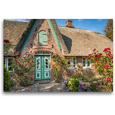 CALVENDO Premium Textil-Leinwand 75 x 50 cm Quer-Format Historischer Hof mit Bauerngarten in Keitum Wandbild, HD-Bild auf Keilrahmen, Fertigbild auf hochwertigem Vlies, Leinwanddruck von Christian Müringer CALVENDO Premium Textil-Leinwand 75 x 50 cm Quer-Format Historischer Hof mit Bauerngarten in Keitum Wandbild, HD-Bild auf Keilrahmen, Fertigbild auf hochwertigem Vlies, Leinwanddruck von Christian Müringer