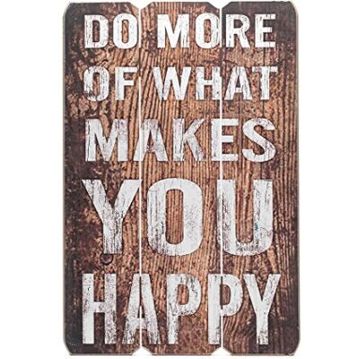 levandeo Wandbild Holz MDF 40x60cm Holzbild Braun Holzschild Spruch Schild Bild Happy Wanddeko Wandobjekt levandeo Wandbild Holz MDF 40x60cm Holzbild Braun Holzschild Spruch Schild Bild Happy Wanddeko Wandobjekt