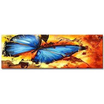Visario Bild & Kunstdruck der deutschen Marke 120 x 40 cm 5708 Bilder auf Leinwand Kunstdrucke Schmetterling Wandbild Visario Bild & Kunstdruck der deutschen Marke 120 x 40 cm 5708 Bilder auf Leinwand Kunstdrucke Schmetterling Wandbild
