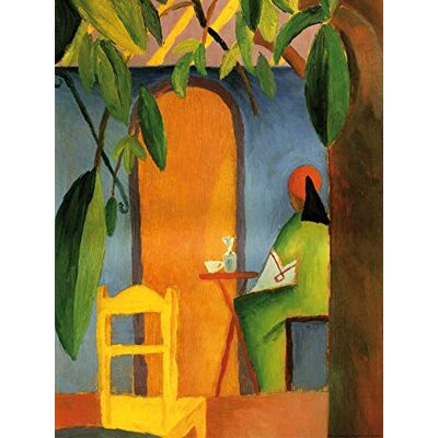 1art1 August Macke Poster Türkisches Cafe II, 1914 Kunstdruck Bild 80x60 cm 1art1 August Macke Poster Türkisches Cafe II, 1914 Kunstdruck Bild 80x60 cm