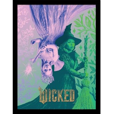 Pyramid Offizieller Wicked 2 Sammlerdruck – (For Good) Premium dekorative Kunst für Theaterliebhaber & Sammler 30 cm x 40 cm gerahmtes Poster Pyramid Offizieller Wicked 2 Sammlerdruck – (For Good) Premium dekorative Kunst für Theaterliebhaber & Sammler 30 cm x 40 cm gerahmtes Poster